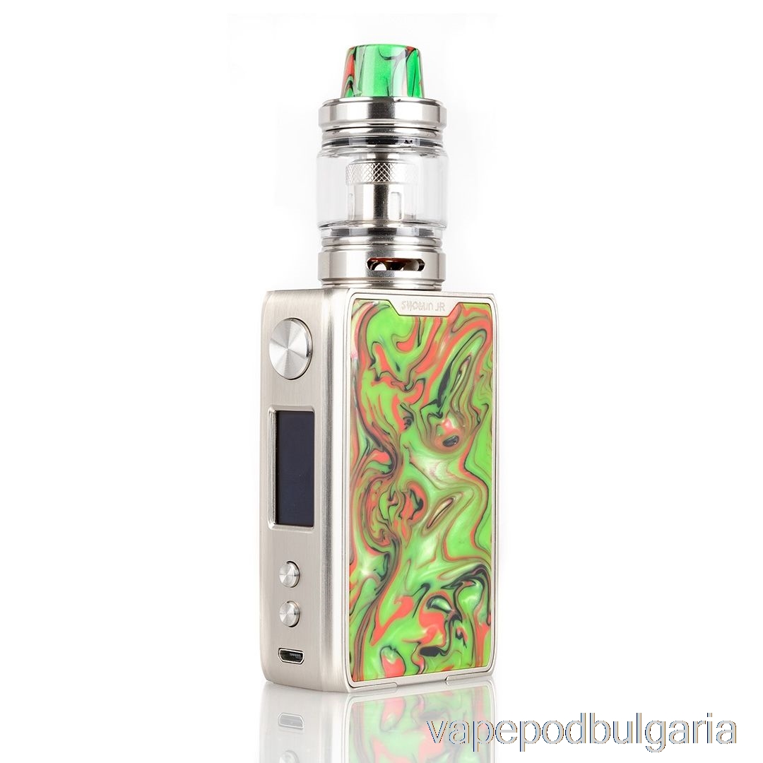 Vape Bulgaria Ijoy Shogun Jr 126w Tc Starter Kit Silver Spectre Green